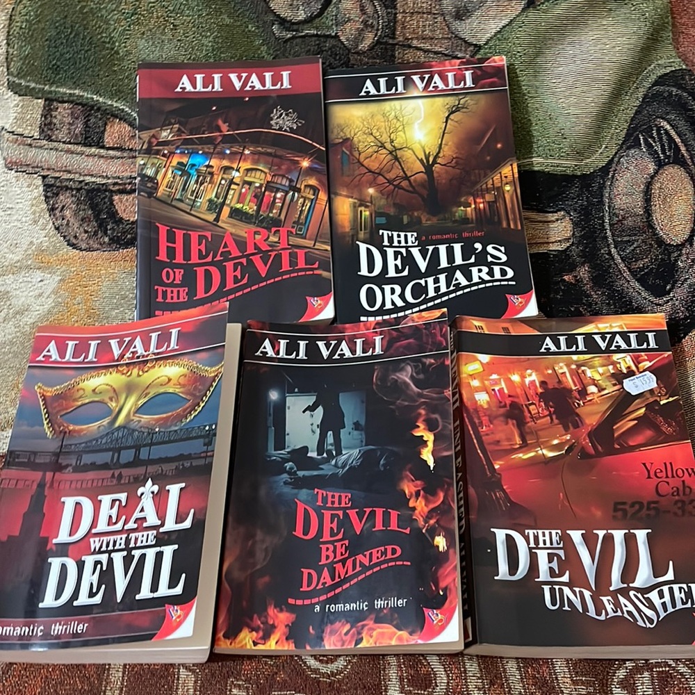 Lot of 5 ALI VALI Devil Series Cain Casey Novels LGBTQ